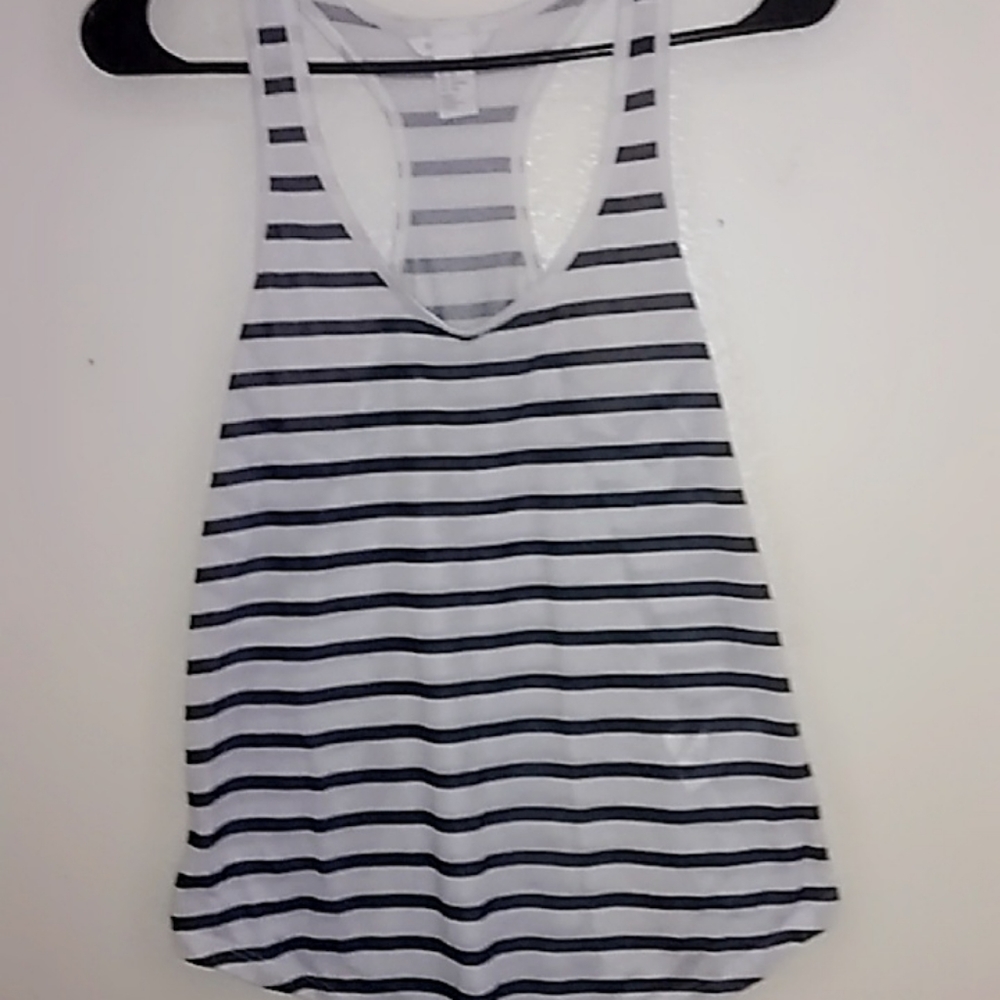 Black and white tank top